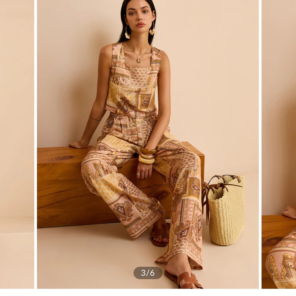 Patterned Pant Set (2 pieces) -M - Picture 2 of 4